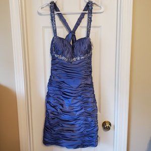 Precious Formals Blue Dress